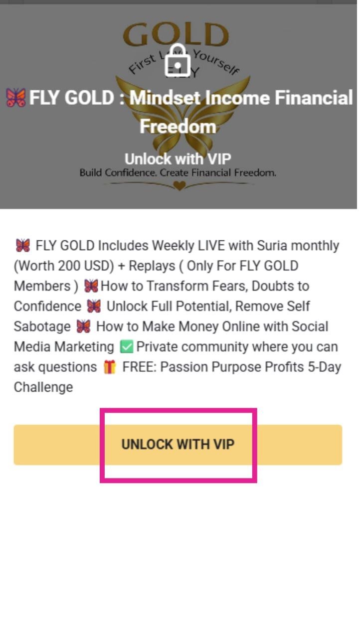 FLY GOLD - Unlock with VIP
